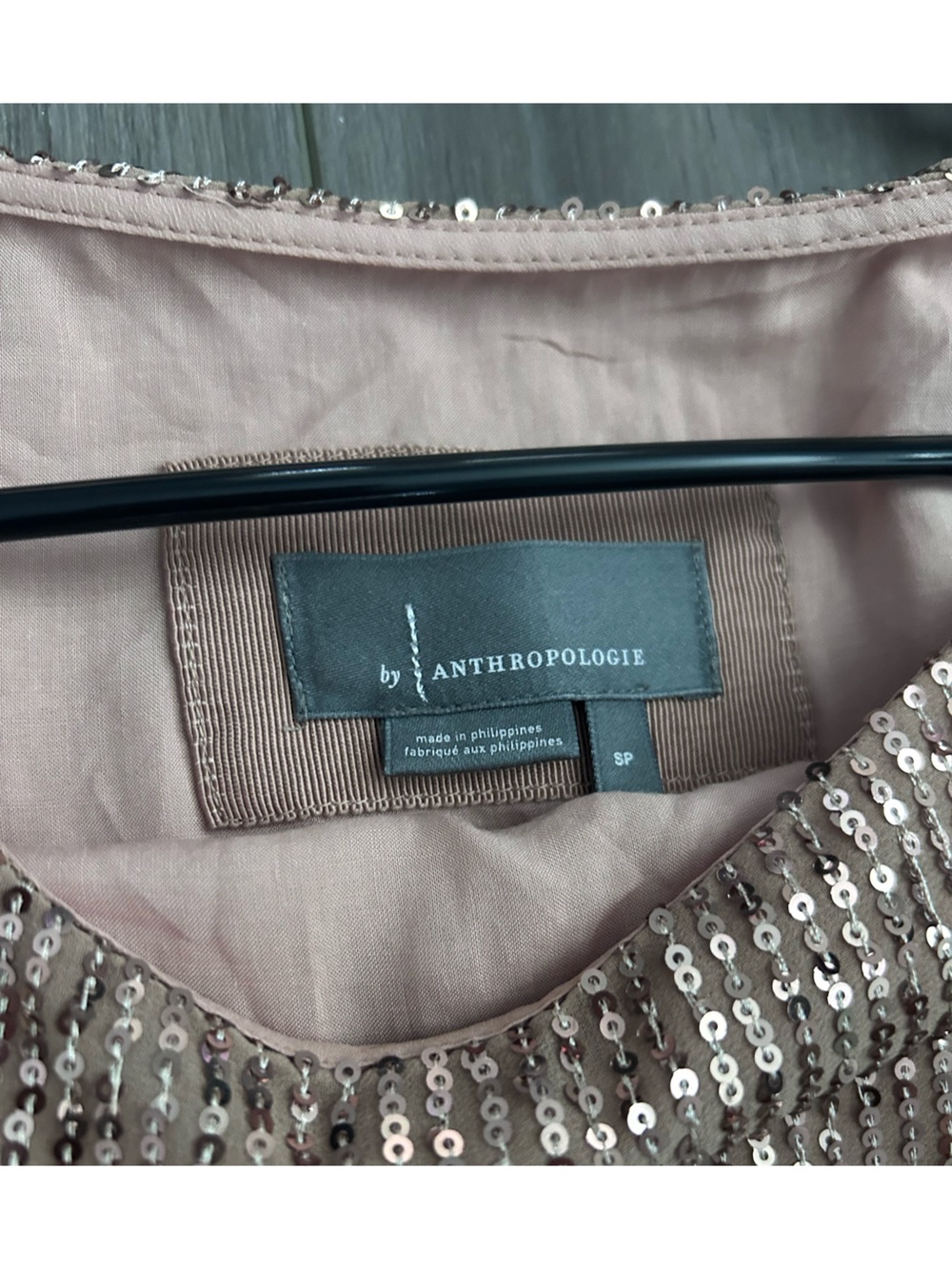 Anthropologie sequins dress